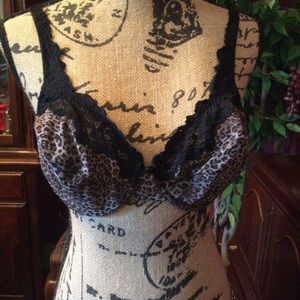 Whimsy animal print bra